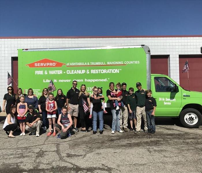 SERVPRO employees pose for a group photo